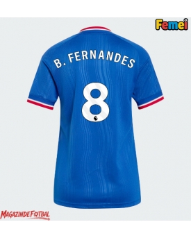 Manchester United Bruno Fernandes #8 Tricou Fotbal Replică 2026-27 Femei Deplasare Manchester United Bruno Fernandes #8 Tricou Fotbal Replică 2026-27 Femei Deplasare